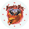 forged eagle  neonklok